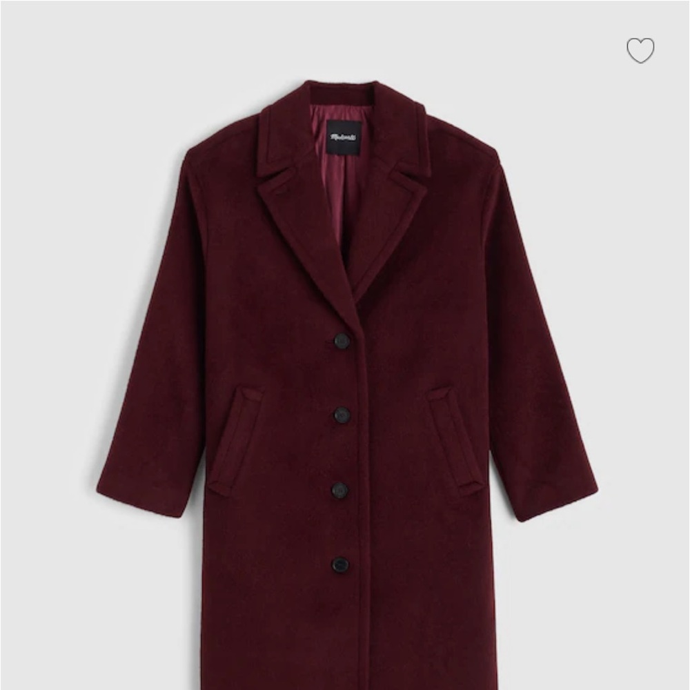 Women's Burgundy Alonzo trench Coat